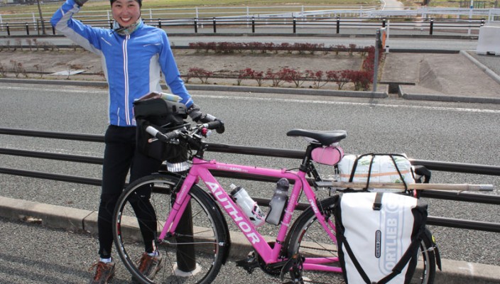 Sachi's Japan cycling tour has started