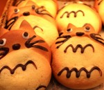 Anime character Totoro bread in Japan