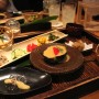Japanese cuisine with lots of veggies